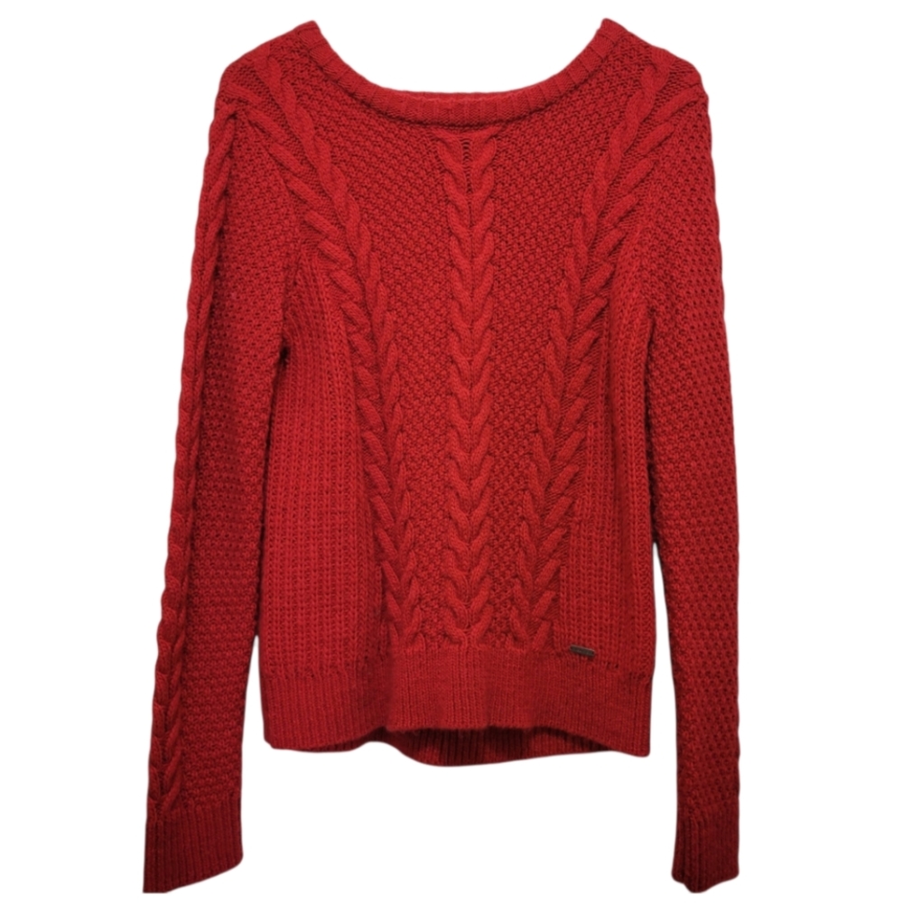 Hollister Red Knit Sweater